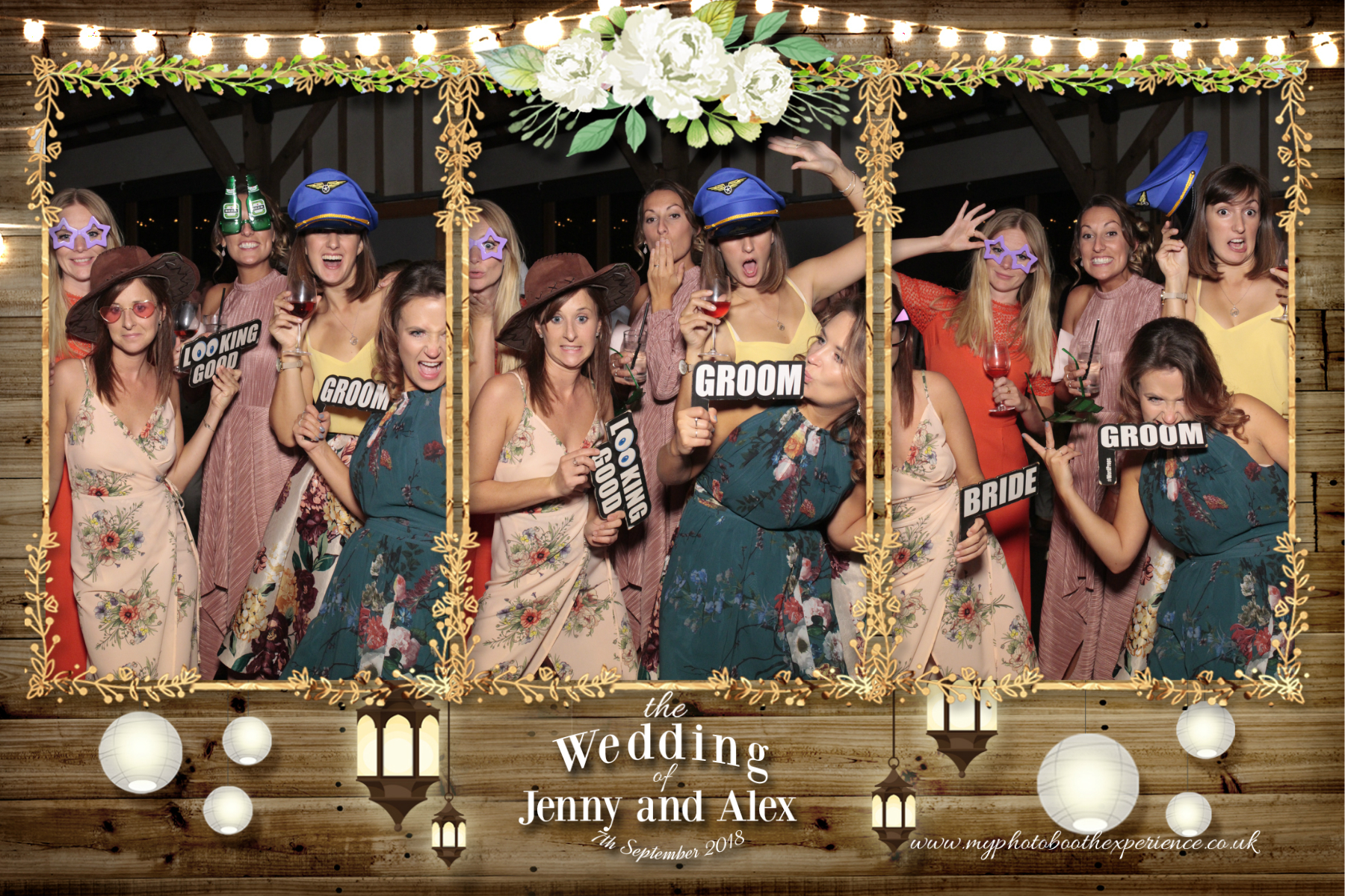 Jenny & Alex's Wedding | View more photos from the event at gallery.myphotoboothexperience.co.uk/u/MyPhotoBoothExperienceLtd/Jenny-Alexs-Wedding